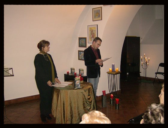 Wiersze czytali Zina Zagner i Jakub Kosiniak, śpiewała Jolanta Łada